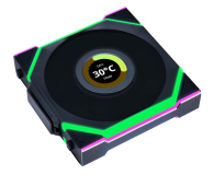 LIAN LI Uni Fan SL Wireless 120 LCD 120mm - 1332110 - zdjęcie 2